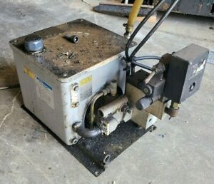 Tokimec TU-PAC TU1A-NT-S3-1802 Hydraulic Power Unit W/Valves 0.75 kW Output
