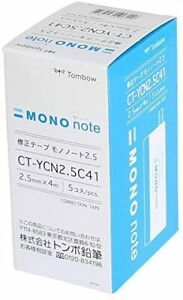 Tombow Correction Tape MONO Mononote 2.5mm Blue 5pcs CT-YCN2.5C41-5P