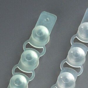 GLOBE SCIENTIFIC 110578G Cap Strip For Reaction Strips,PK125