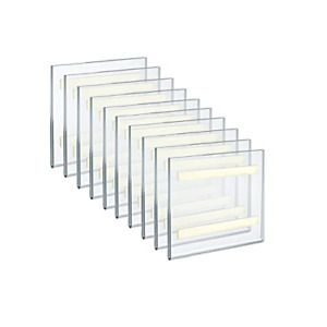 Azar Displays 122029 5.5-Inch W by 5.5-Inch H Wall Mount Acrylic Frame Pack of -