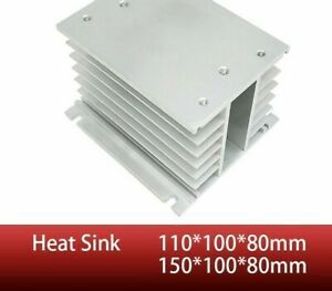 Heat Sink For SSR Solid State Relay Three Phase H Shape Aluminum Radiator Cooler