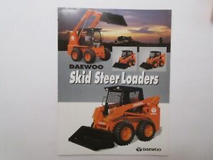 Daewoo 1340XL, 1550XL, 1760XL, 2060XL Skid Steer Loaders Brochure 6 Pages