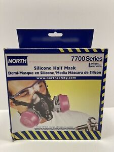 North 7700 Series Half Face Respirator, 7700-30M - Medium - Mask Only No Filters