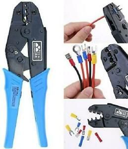 Hilitchi Professional Insulated Wire Terminals Connectors Ratcheting Crimper Too