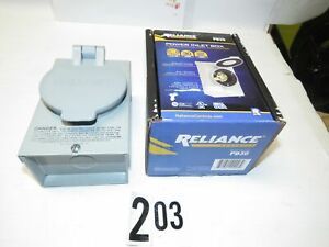 Reliance Controls Raintight Generator Power Inlet Box — 30 Amp, Model# PB30