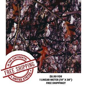 HYDROGRAPHIC WATER TRANSFER HYDRO DIP FILM TREE CAMO 21 1M (19&#034; X 38&#034;)