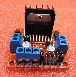 1PCS L298N Dual Stepper Motor Driver Controller Board Module RED M12