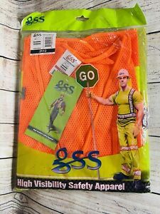 GSS Hi Visibility Orange Safety Vest Halloween O