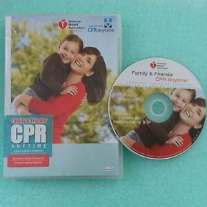 AHA Family &amp; Friends CPR Anytime Personal Learning Program 2010 CPR Skills DVD