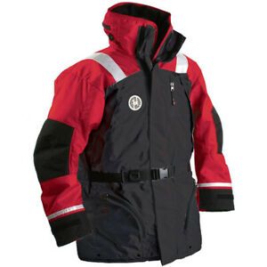 FIRST WATCH AC-1100-RB-L AC-1100 Flotation Coat - Red/Black - Large