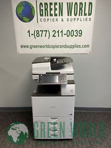 Ricoh Aficio MP 6054 Laser Mono BW Printer Copier Scan Duplex 60PPM A3 Meter 83k