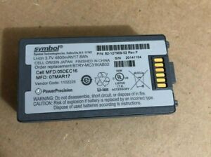 Symbol MC3090-G BATTERY MC3190-G | 4800mAh | BTRY-31KAB02 | 82-127909-02 New ##