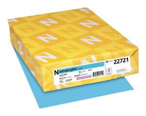 Astrobrights Card Stock, 8-1/2 x 11 Inches, Lunar Blue, Pack of 250