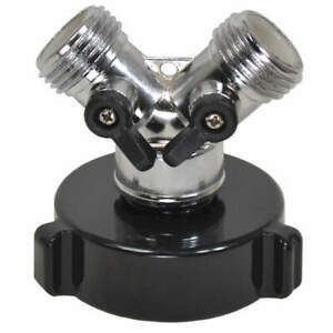 MOON AMERICAN 428-1520754 Hazmat Adapter,1-1/2 NH,(2) 3/4 Male GHT