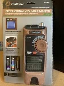 Southwire Tools &amp; Equipment M300P Professional VDV Low Voltage Cable Mapper t...