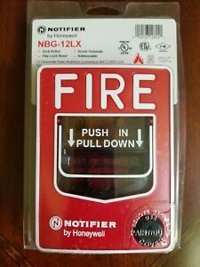 BRAND NEW NOTIFIER by HONEYWELL NBG-12LX PULL STATION