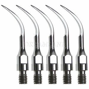 5* Dental Ultrasonic Scaler Perio Scaling Tip PS1 Inserts Fit Sirona Handpiece