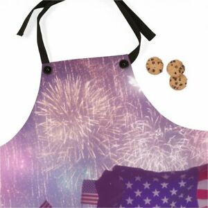 AMERICAN FIREWORKS APRON Gift- Kitchen Cooking BBQ Art Gardening