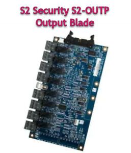 S2 Security S2-OUTP Output Blade Supports Up To 8 Relay Outputs SEALED [CTA]