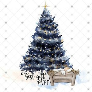 Best Gift Ever Christmas Sublimation Transfer, Christian, Nativity, Jesus