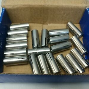 (QTY 20) 1/4-20 Drop-In Concrete Expansion Anchor 3/8 Drill Stainless Steel 304