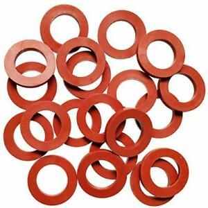 Garden Hose Washer, Universal Rubber Washers Hose Ring, Fit All Standard 3/4&#034;