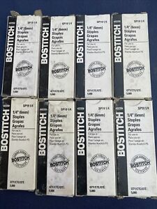 8 Pack of 1/4&#034; Stanley Bostitch P3 Staples for P3 Stapler (SP19-1/4)