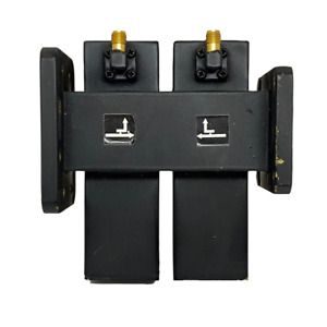WR-112 Dual Arm Crossguide Waveguide Coupler SMA 40db