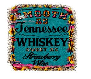 Sublimation Print Design Tennessee Whiskey Ready to Press Heat Transfer