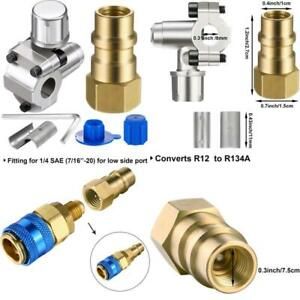 Bullet Piercing Valve Kits With Dust Cap Converts R12 To R134A Fit 7/16 Inch Low
