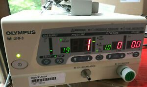 Olympus UHI-3 High Flow Insufflator w/ Olympus DUAL CGA-940 YOKE &amp; VALVE ASMBLY