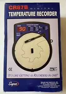 SUPCO CR87B Temperature Recorder Digital Display NOS FREE SHIPPING