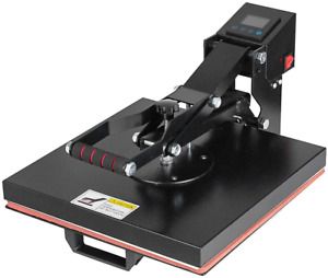 SHZOND Heat Press Machine 15x15 Inch Clamshell Heat Press Digital Sublimation T-