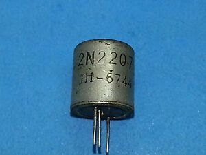 TEKTRONIX TRANSISTOR 2N2207 151-0063-00 CHECKED FOR TIN WHISKER DISEASE