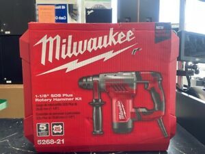 Milwaukee Corded SDS+ Rotary Hammer Kit 1-1/8in 8.0A 5268-21 (E10014317)