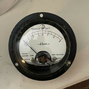 Marion Electric dbm Meter Military