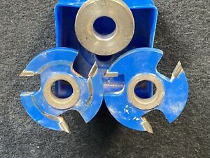 2 RABBETING/STRAIGHT EDGE SHAPER CUTTERS 3/4” BORE