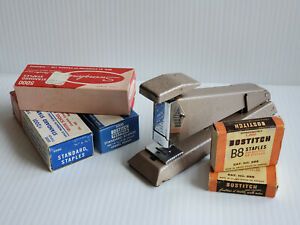 Vintage Apsco “2002” Stapler &amp; Staples