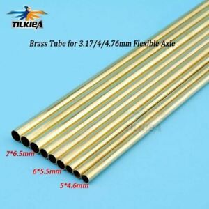Metal Round Tube Brass Tube 5*4.6mm/6*5.5mm/7*6.5mm for 3.18/4/4.76mm Flexible A
