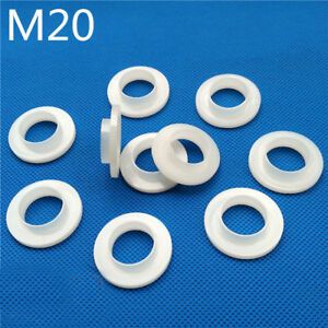 15Pcs M20 Insulation column washer T-type Step Nylon Plastic Screw Hollow Gasket