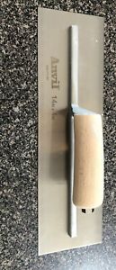 Anvil Trowel 14X4 Inch Finishing Hardened Steel Blade Wood Handle Hand Tool New