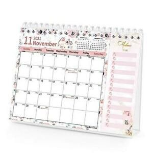 2021-2022 Desk Calendar, Mini Monthly Desktop Calendar with To Do Lists,