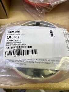 NEW SIEMENS OP921 FIRE ALARM PHOTOELECTRIC SMOKE DETECTOR