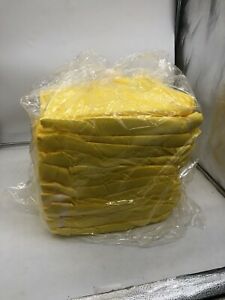 12 Pack-Kleenguard A70 Chemical Splash Coveralls, Yellow, Large, Hood
