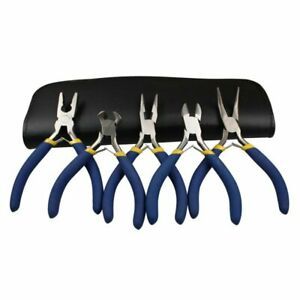 Modelcraft 5x Mini Steel Plier Tool Set in Zip-Up Case Flat nose Snipe nose, US $29.84 – Picture 0