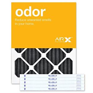 AIRx ODOR 16x20x1 MERV 8 Carbon Pleated Air Filter - Made in the 16 x 20 x 1