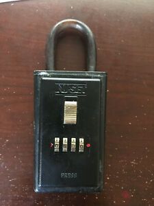 NuSet Lock Box Contractor Realtor 4 Number Combo Spare Key Box