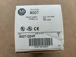 NEW Allen Bradley 800T-Q24R Red Pilot Light 24 Volt 