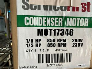 Trane MOT17346 D156762P01 850rpm 1/5hp 208-230v Condenser Fan Motor