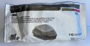 3M 60926 Multi Gas Vapor Cartridge Filter - 2 Cartridges 1 pack. Exp. 12/2025